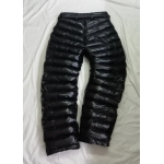 New unisex shiny nylon wet look winter pants padded trousers